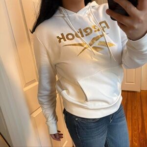 Reebok Women's White Hoodie